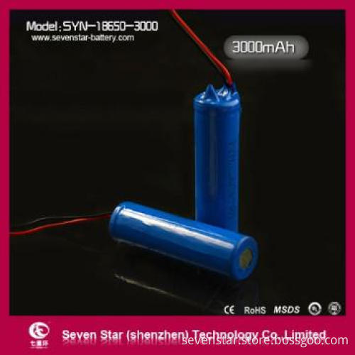 LI-ion battery 18650 battery 3000mAh